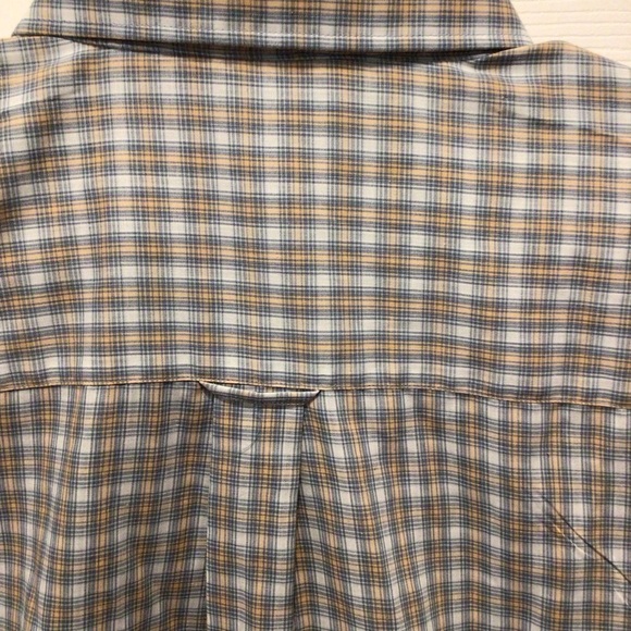 Knights Sportswear Mens Big & Tall Blue Plaid Short Sleeve Button Up Shirt LT - Picture 6 of 9